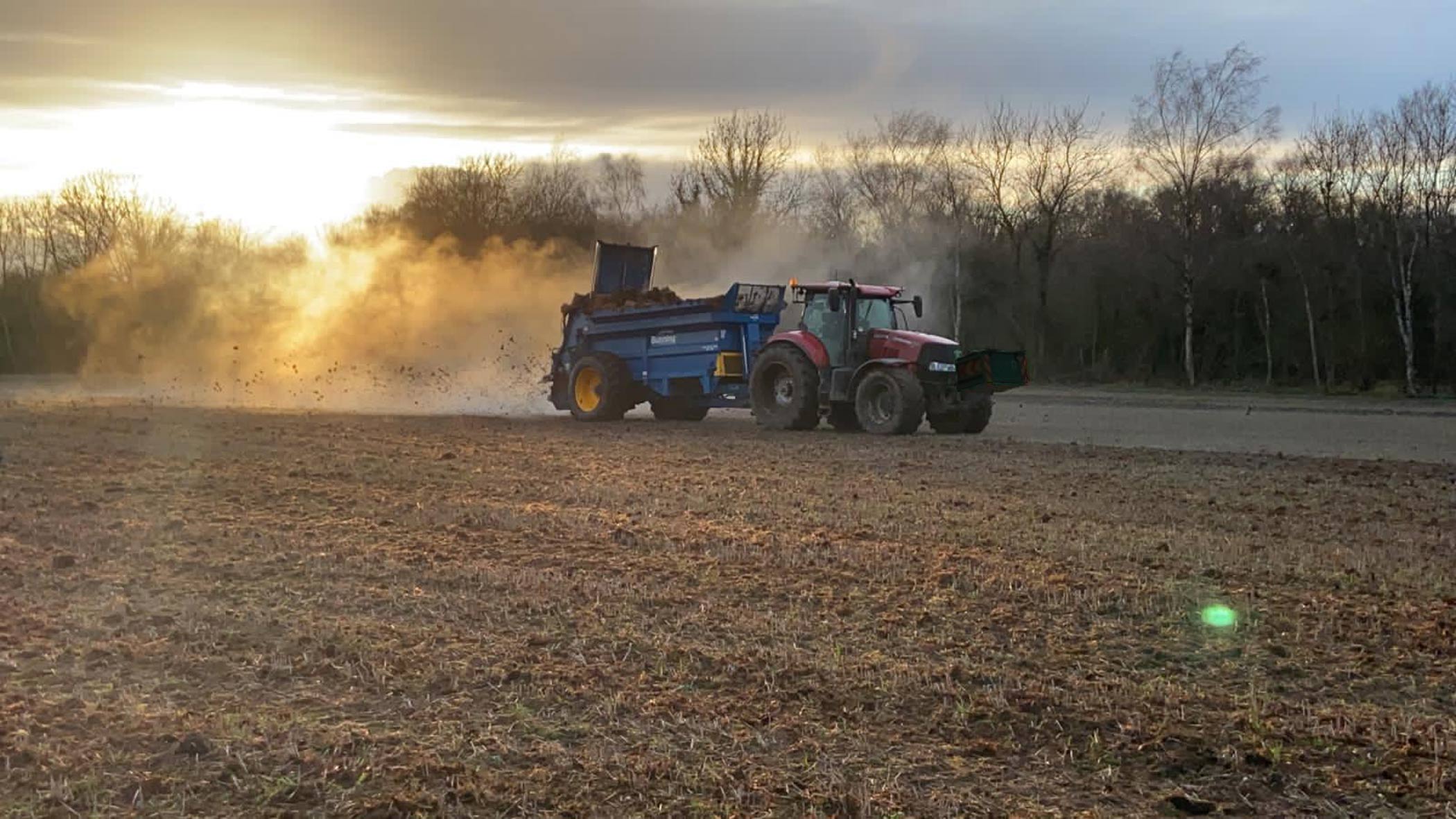 Material Application service offered by Glover Agricultural Services.